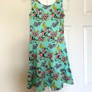 H&M floral skater dress